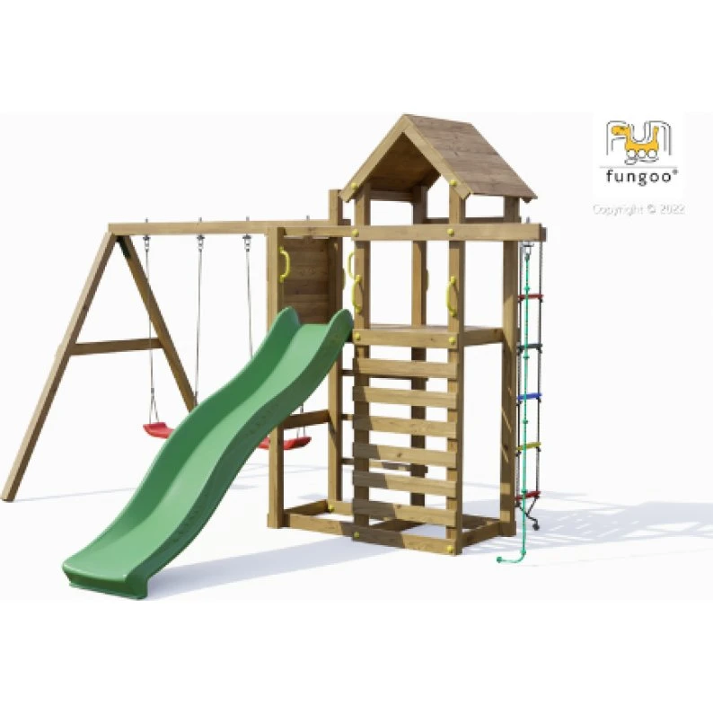 Fungoo Mixter Parco Gioco in Legno da Giardino