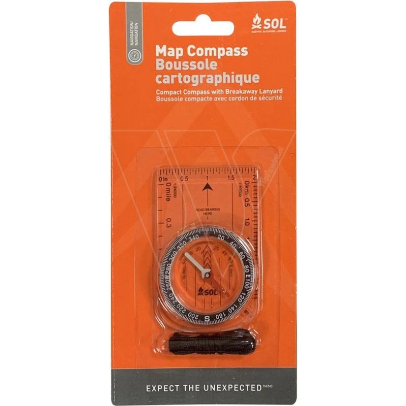 SOL MAP COMPASS Bussola Cartografica Leggera
