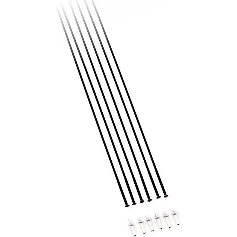 DT Swiss Kit Raggi ERC1100 Dicut DB 47 Nero (6 pz + Nippli)