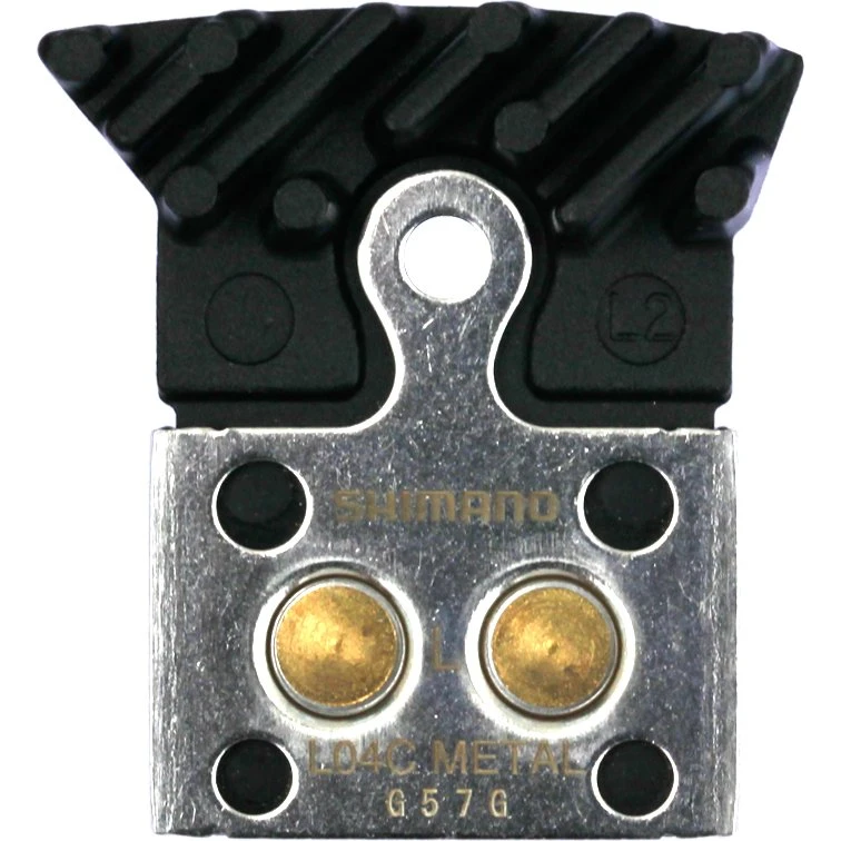 Shimano L04C Pastiglie Freno Metalliche con Radiatore