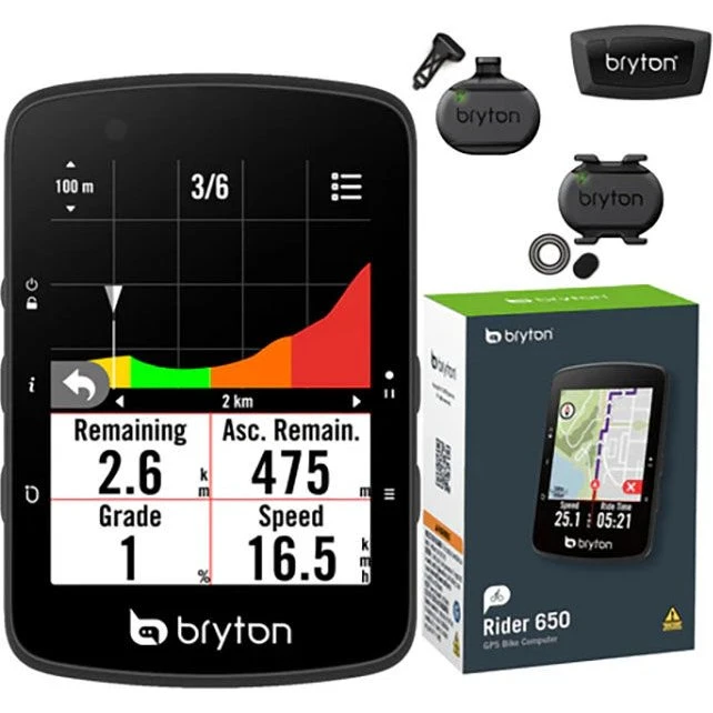 Bryton Rider 650T GPS con Kit Dual Sensor e HRM