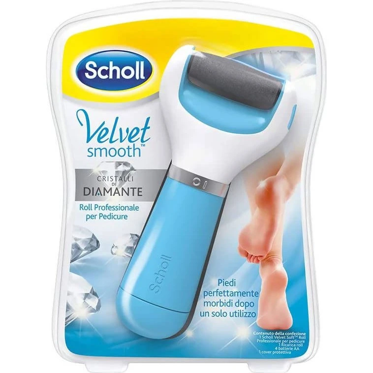 Scholl Velvet Soft Roll Professionale per Pedicure Ricaricabile