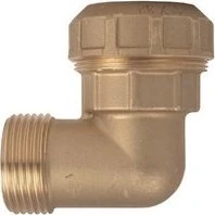 ITAP Raccordo a gomito maschio ottone 1/2" x 20