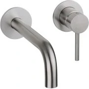 Pollini Jessy Steel MXLIMCMM3AS Miscelatore a Parete in Acciaio AISI 316