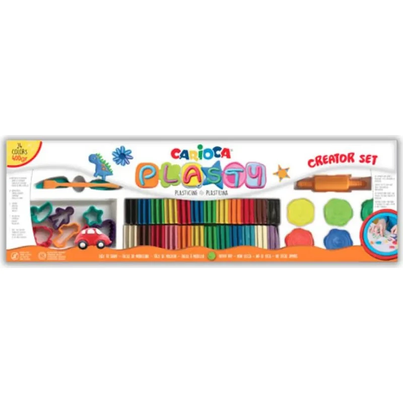 Carioca Creator Set Plastilina 24 pz