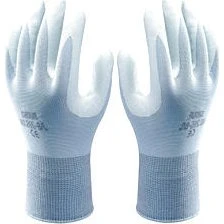 Showa 265R/6S Guanti Nitrile Biancoazzurro Senza Cuciture