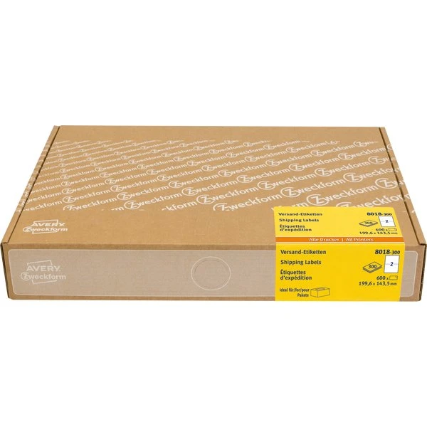 Avery Etichette Spedizione 199,6x143,5 mm Bianco 600 Pezzi