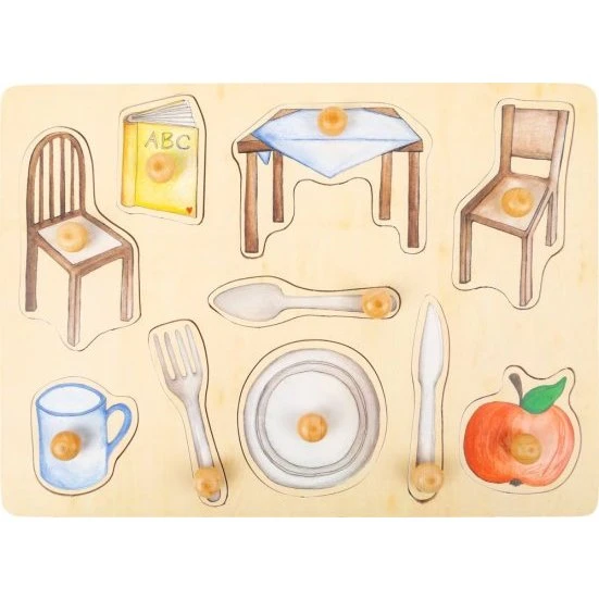 Small Foot Puzzle Oggetti Quotidiani in Legno
