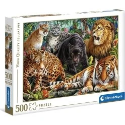 Clementoni Wild Cats Puzzle 500 Pezzi