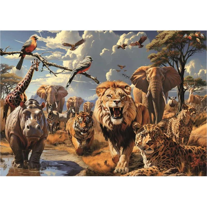 Educa Puzzle 1000 Animali Selvatici