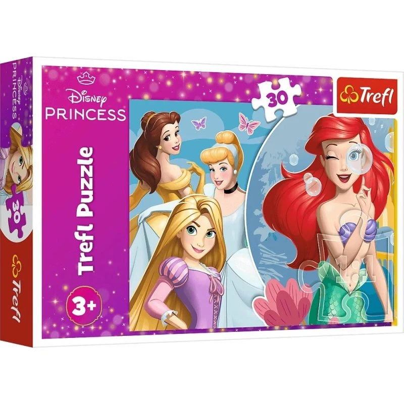 Trefl Disney Puzzle 30 Pezzi Una Bella Giornata per le Principesse
