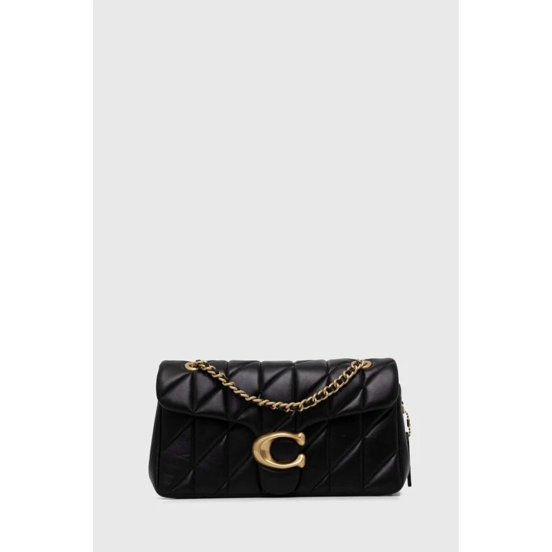 Coach Tabby Shoulder Bag 26 Nero Pelle Trapuntata