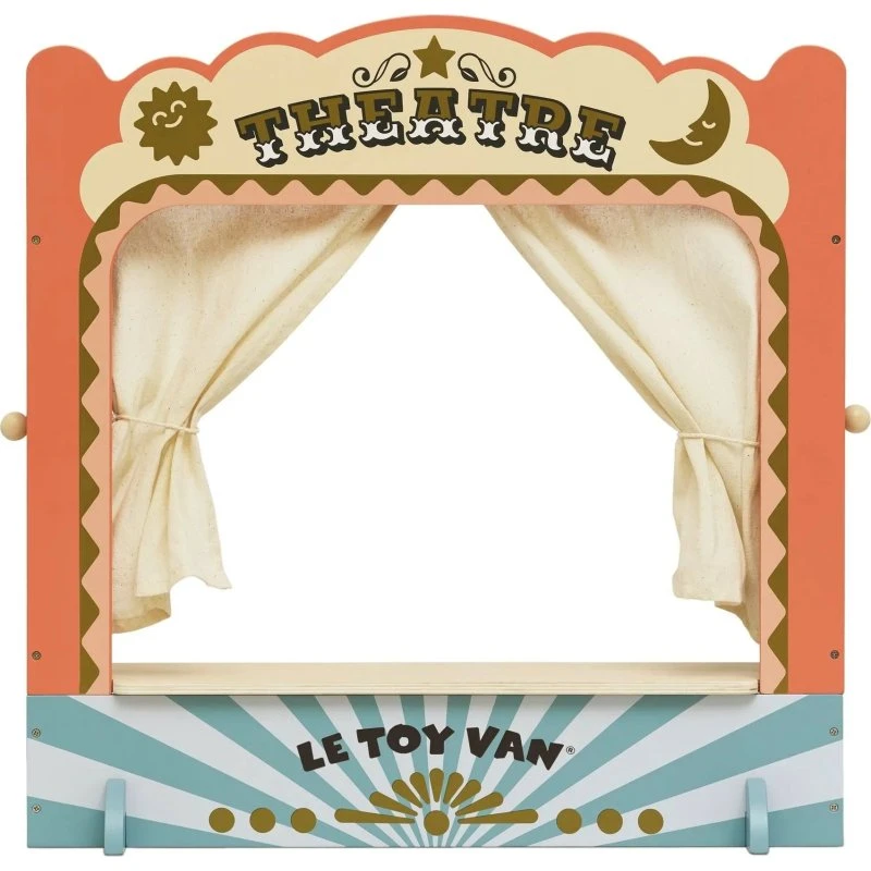 LE TOY VAN Teatro delle Marionette in Legno Arancione