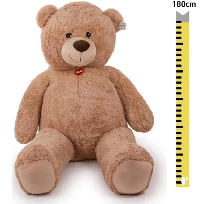 Orso Peluche Beige 180 cm con Fiocco