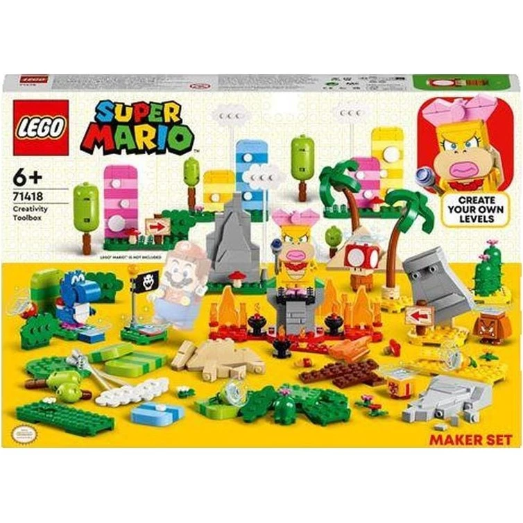 LEGO Super Mario 71418 Toolbox Creativa - 588 pezzi, 6+