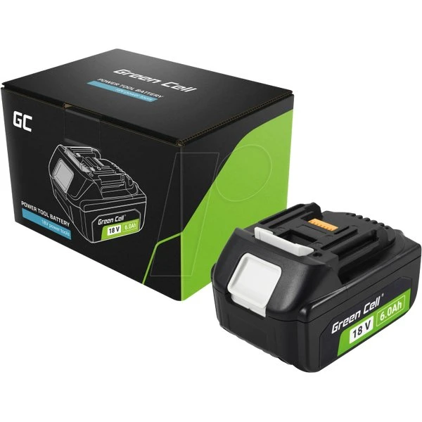 Green Cell BL1860 Batteria 18V 6Ah per Makita LXT