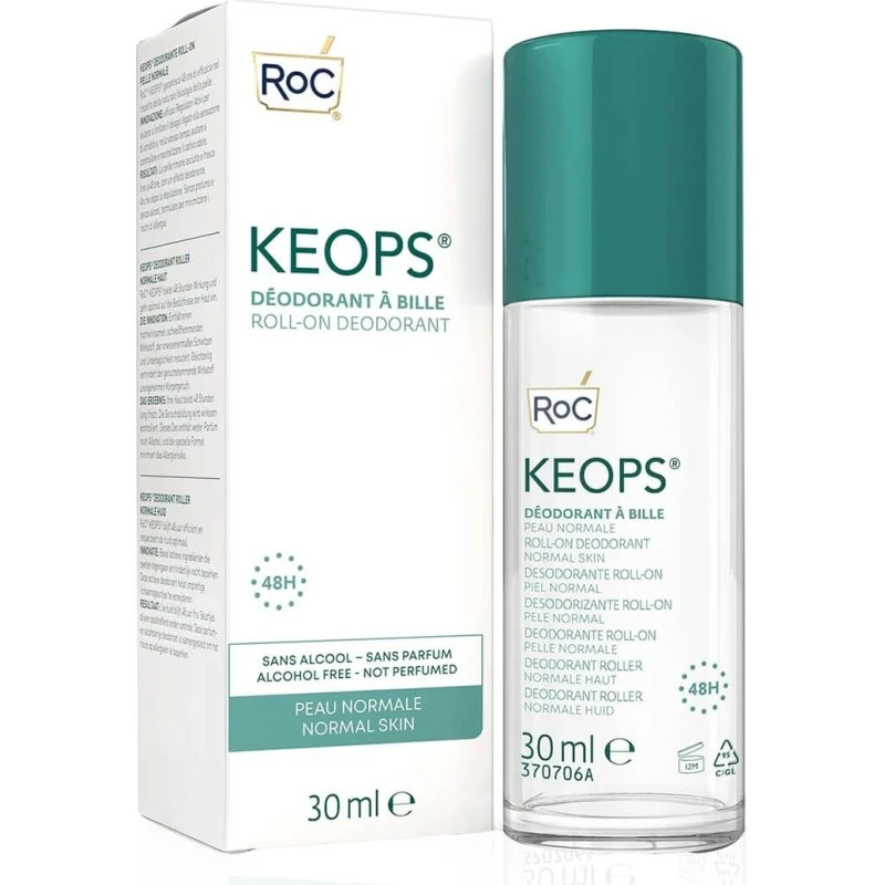 ROC KEOPS Deodorante Roll-On 48h 30ml