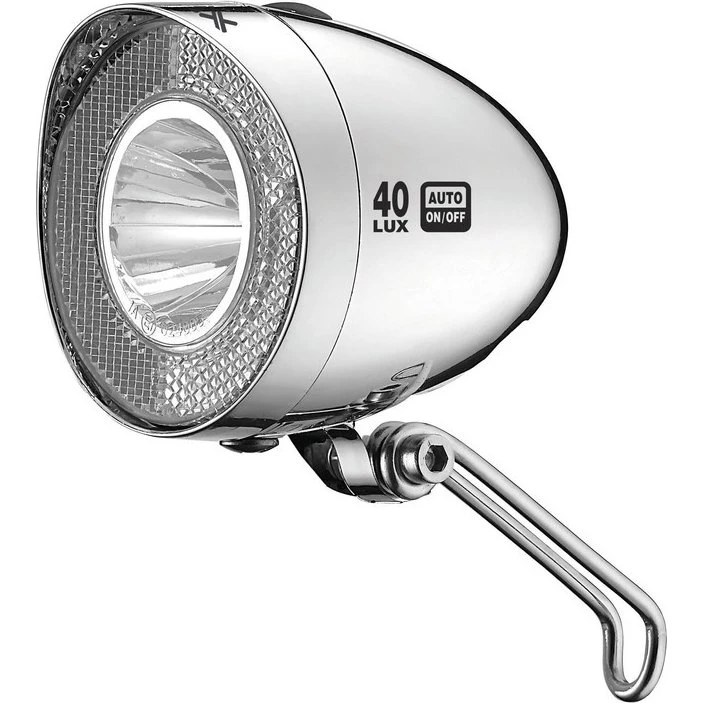 XLC Fanale LED Anteriore 40 Lux Argento CL-D04