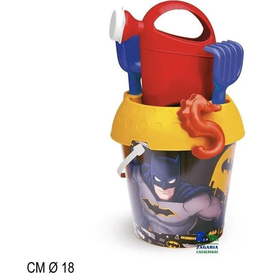 Batman Secchiello Completo con Innaffiatoio Ø18