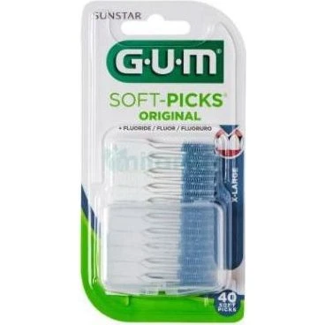 Gum Soft-Picks X-Large 40 Pezzi con Fluoro