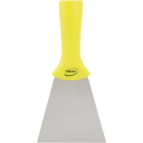 Vikan Raschietto Inox 100 mm Giallo con Innesto Filettato