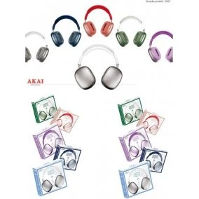 Akai Cuffie Bluetooth BTH15, Colori Assortiti