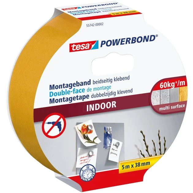 tesa Powerbond® Outdoor, Nastro di Montaggio 5 m x 38 mm