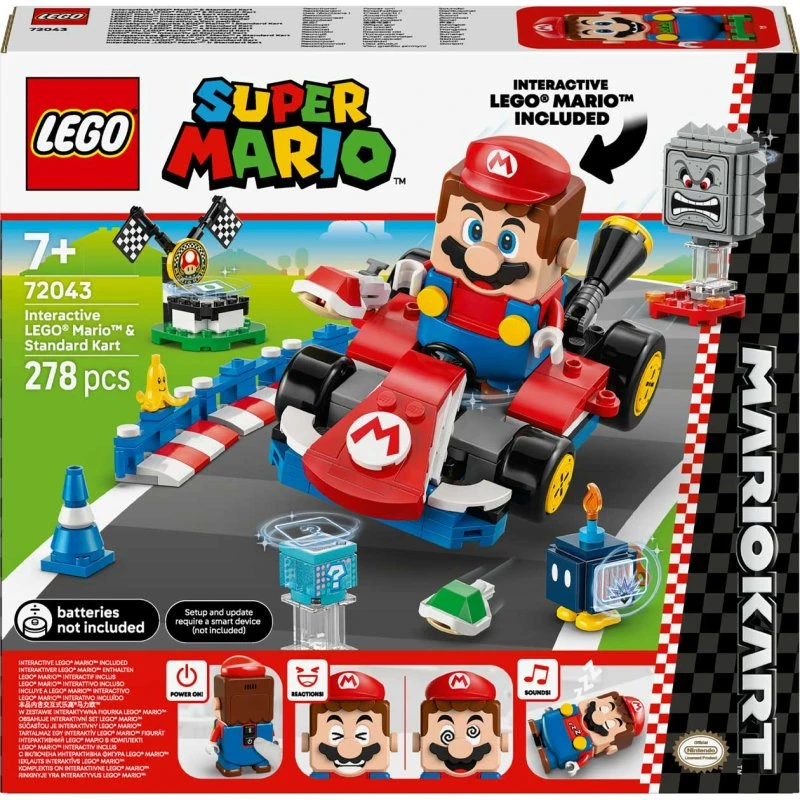 LEGO Super Mario Mario Kart: Mario Interattivo e Kart Standard 72043