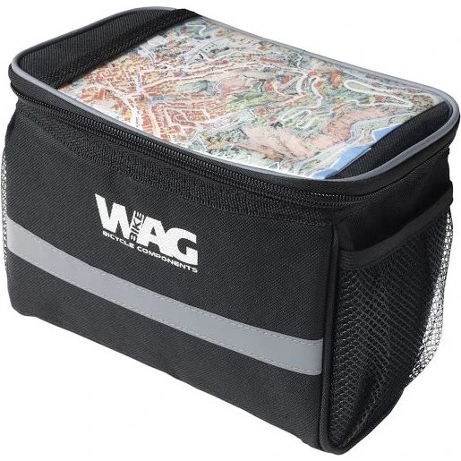 WAG Borsa Manubrio Portamappa Mini Nero