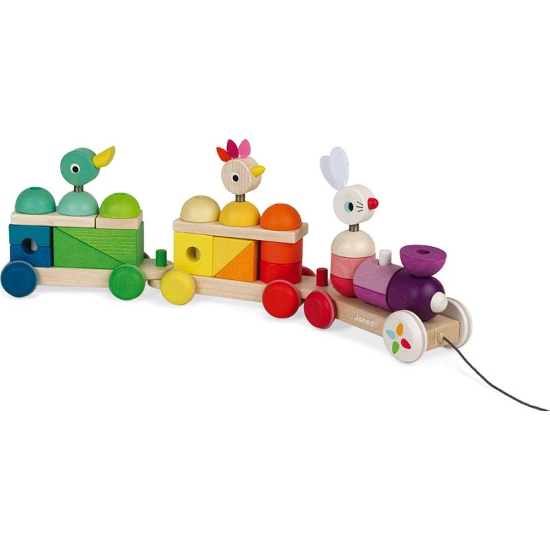 Janod Zigolos Treno Gigante Multicolore J08202