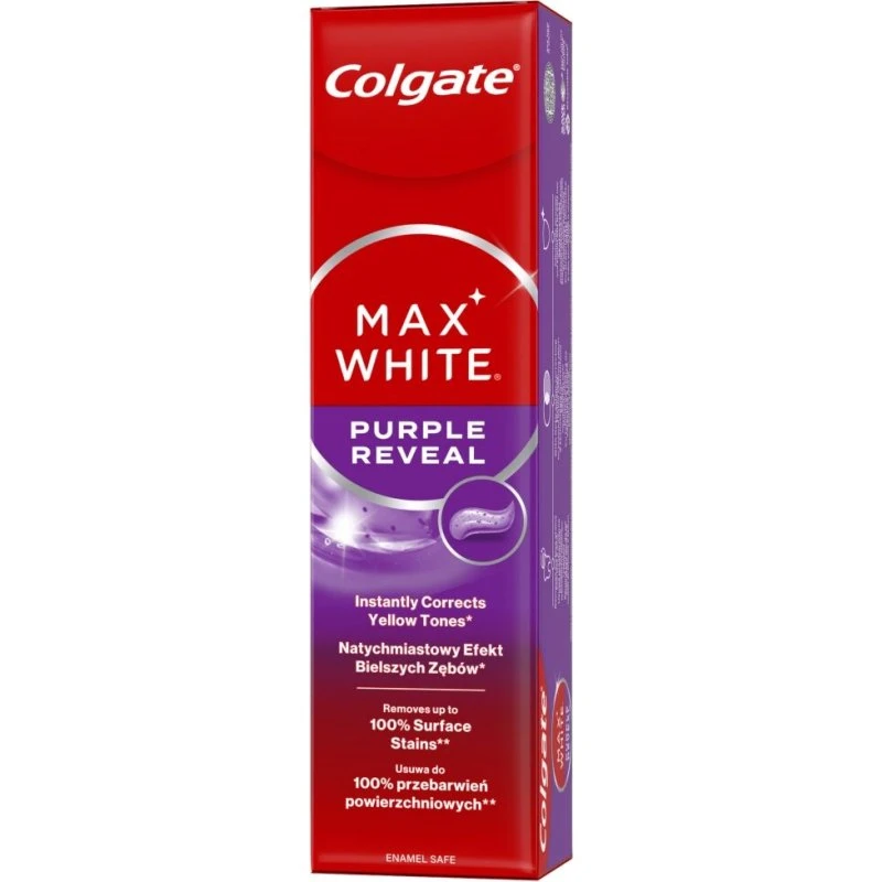 Colgate Max White Purple Reveal Dentifricio 75 ml