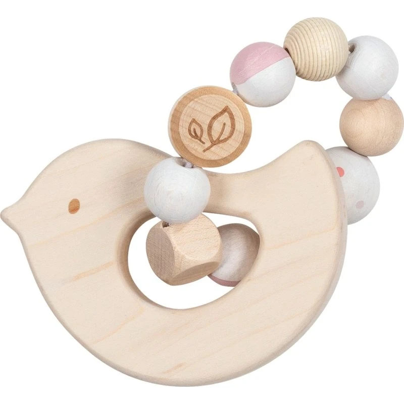 Vogel Sonaglio Elastico Uccello in Legno
