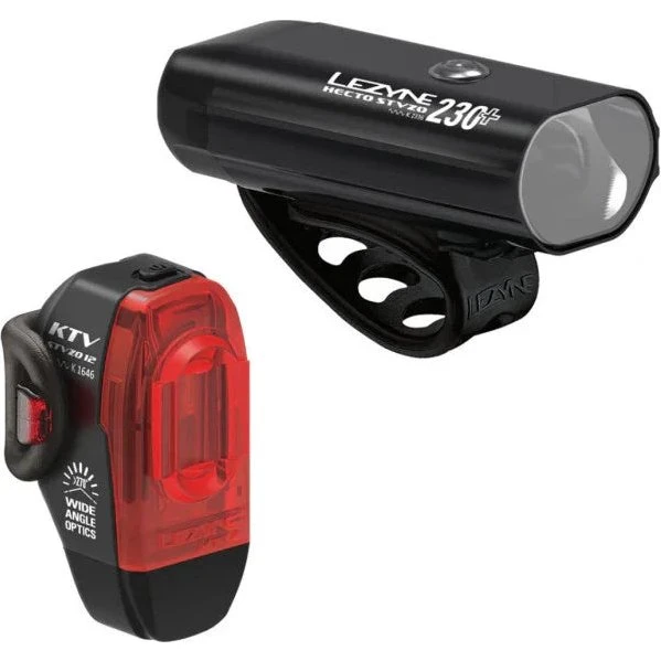 Lezyne Hecto 230+ Anteriore Nero
