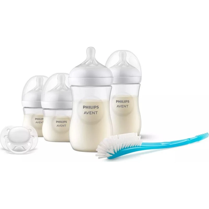 Philips Avent Natural Response Set 4 Flaschen + Ciuccio + Spazzola