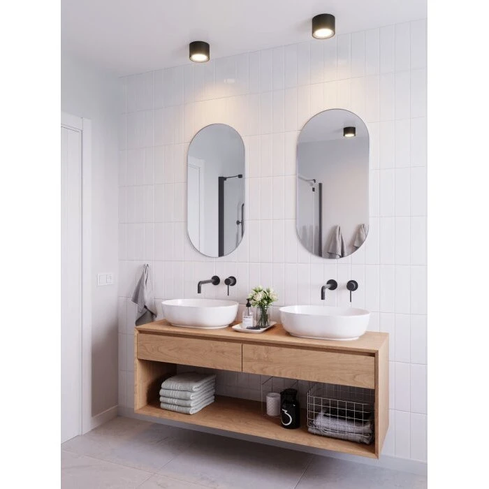 Nordlux Landon Lampada a Soffitto LED Nero IP44