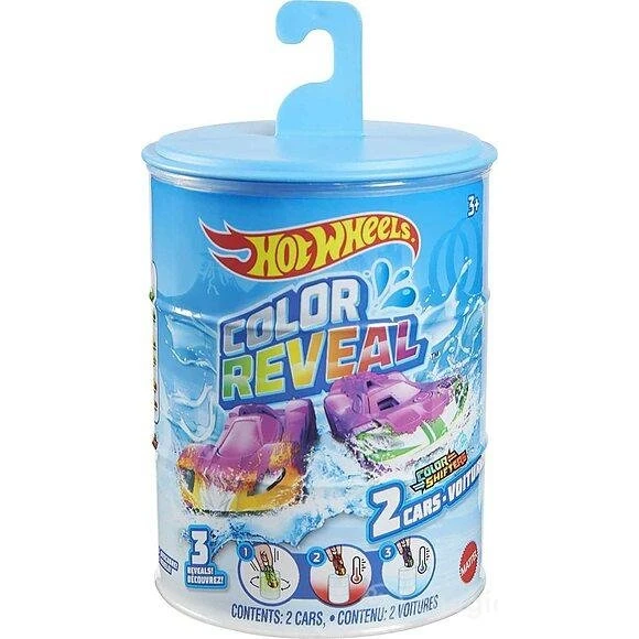 Hot Wheels Color Reveal 2 Veicoli 1:64