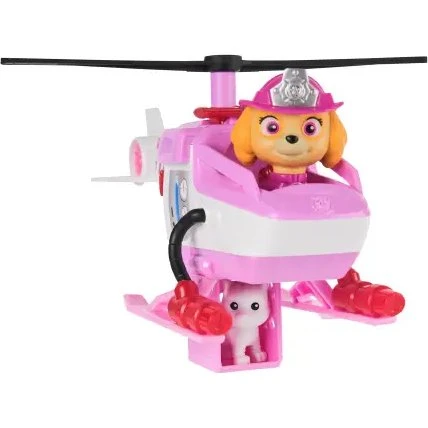 Paw Patrol Fire Rescue Skye - Elicottero con Cesta e Gattino