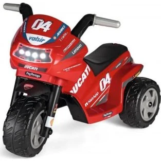 Peg Perego Ducati Mini EVO Moto Elettrica 6V Rosso