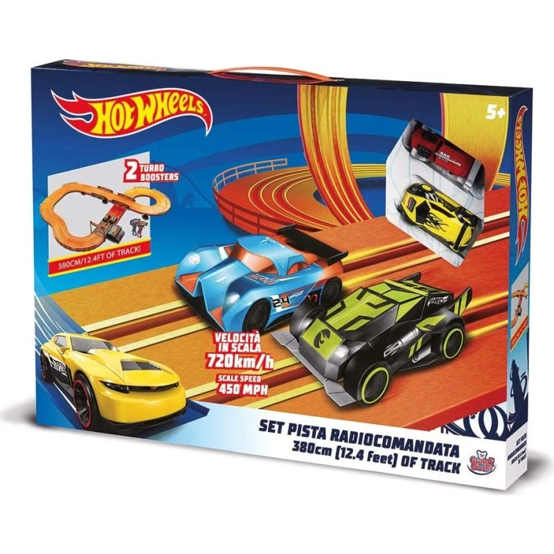 Hot Wheels Pista Elettrica Radiocomandata 380 cm