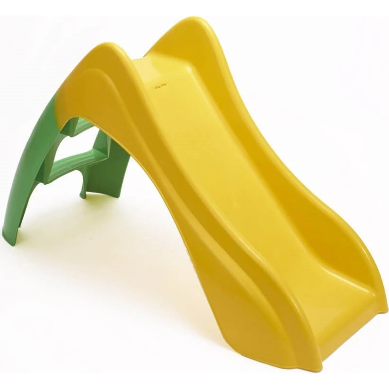 Tuki Scivolo in Polipropilene 120x56x75 cm Giallo Verde