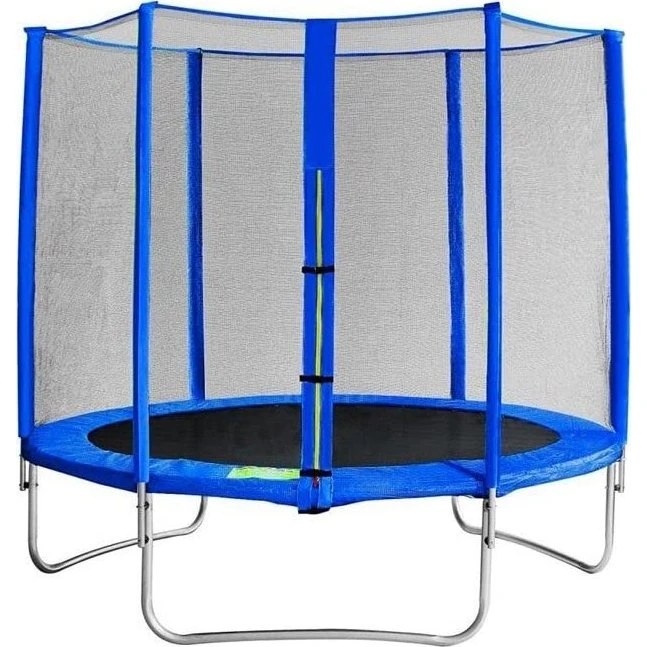 Jumpy Strong Trampolino 305 cm Blu con Rete di Sicurezza