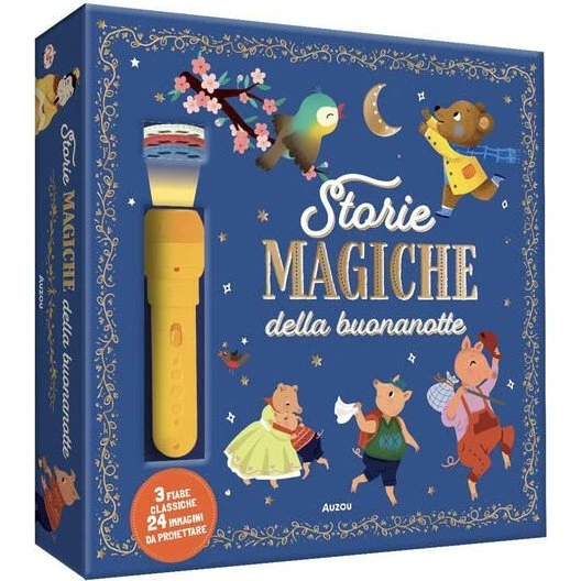 Storie Magiche della Buonanotte con Torcia e Dischetto
