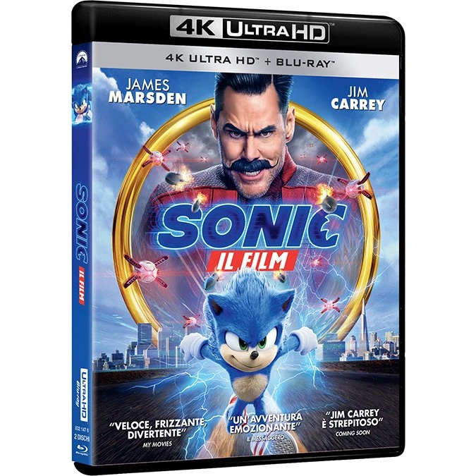 Sonic - Il Film - Blu-ray 4K UHD + Blu-ray
