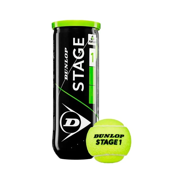 Dunlop Palline da Padel Stage 1 Verde 3 Pezzi