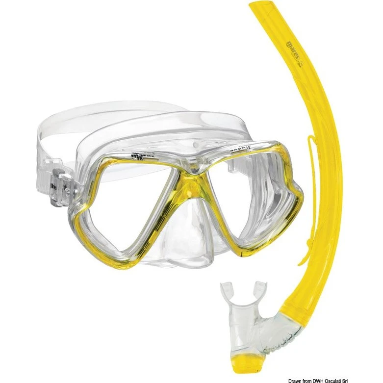 Mares Zephir Set Maschera e Boccaglio PVC Bambino