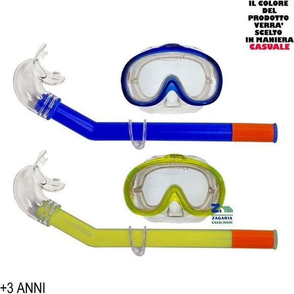 Baby Colore Casuale - Kit Maschera e Boccaglio