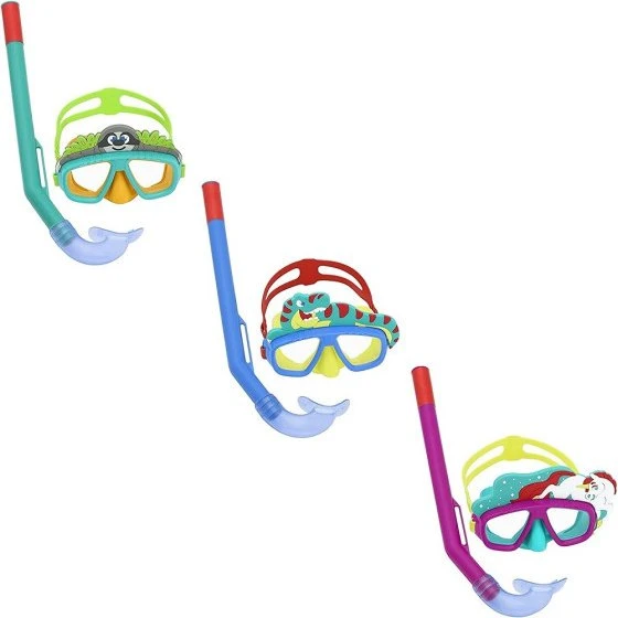Bambini Snorkeling Mask con Boccaglio Animaletti 3-6+ Anni 24059