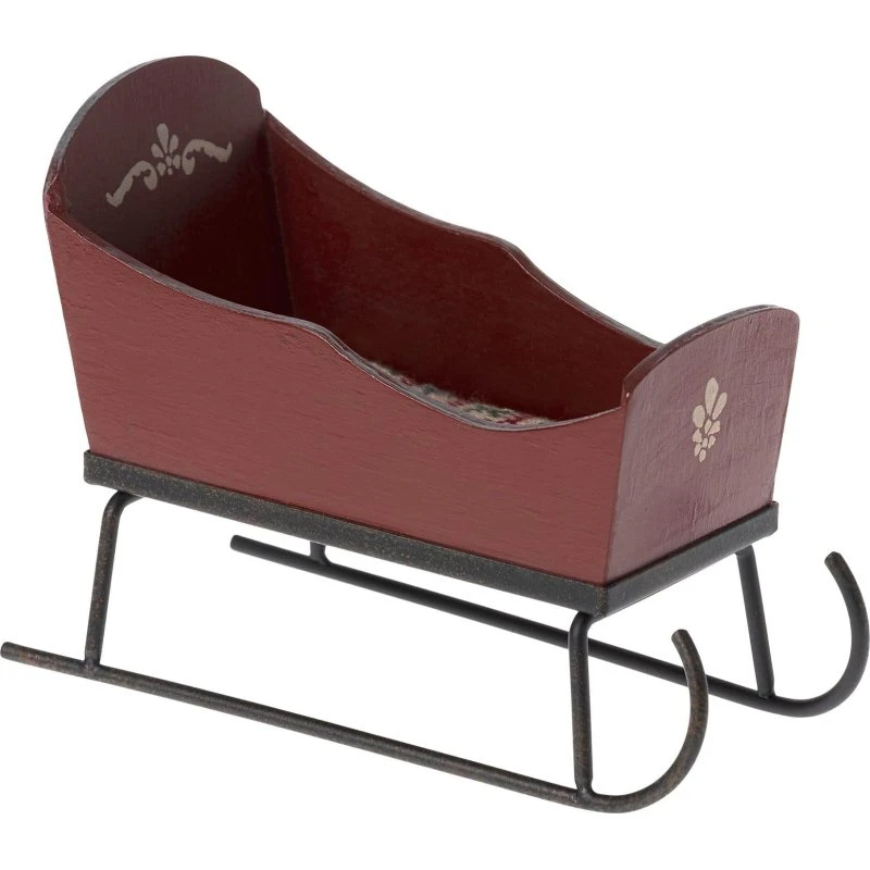 Mini Slitta Rossa per Bambini 3+ anni
