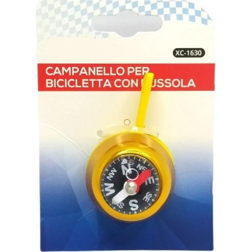 XC-1630 Campanello Bici con Bussola Manubrio