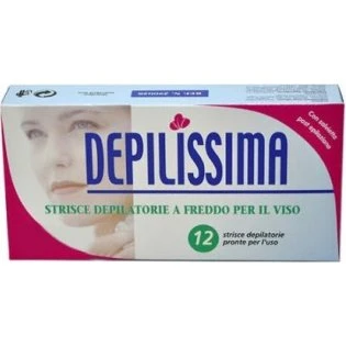 Depilissima Strisce Depilatorie a Freddo per il Viso 12pz
